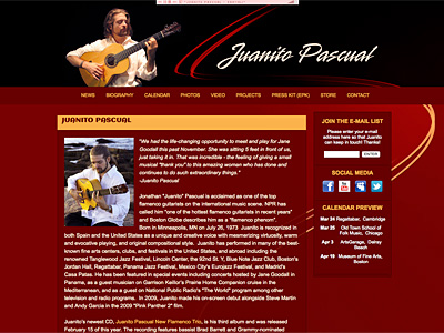 Juanito Pascual Website