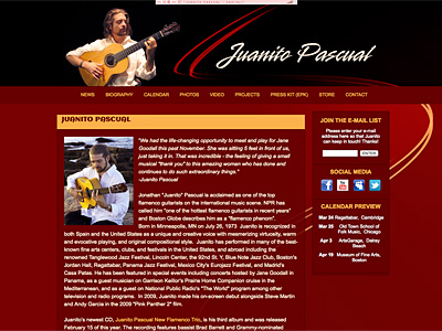 Juanito Pascual Website